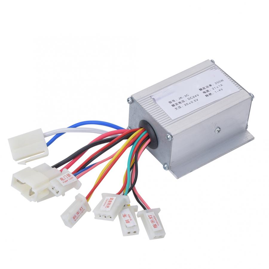 Elektrische Fiets 24V 250W Geborsteld Controller Aluminium Shell Elektrische Fiets Scooter Speed Controller E-Bike Motor onderdelen