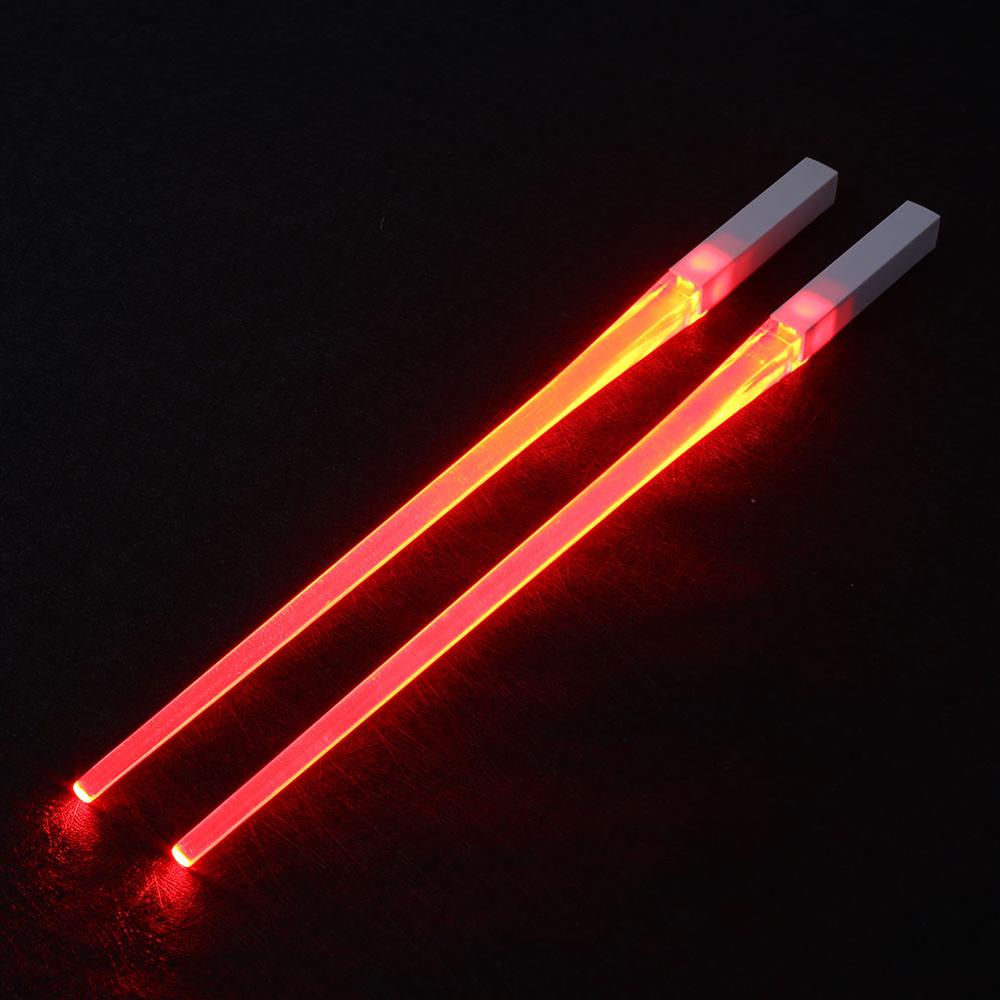 2 Teile/para LED Leucht Stäbchen Licht hoch Stäbchen LED Dauerhaft Leichte Küche Esszimmer Partei tragbar Sicher Geschirr