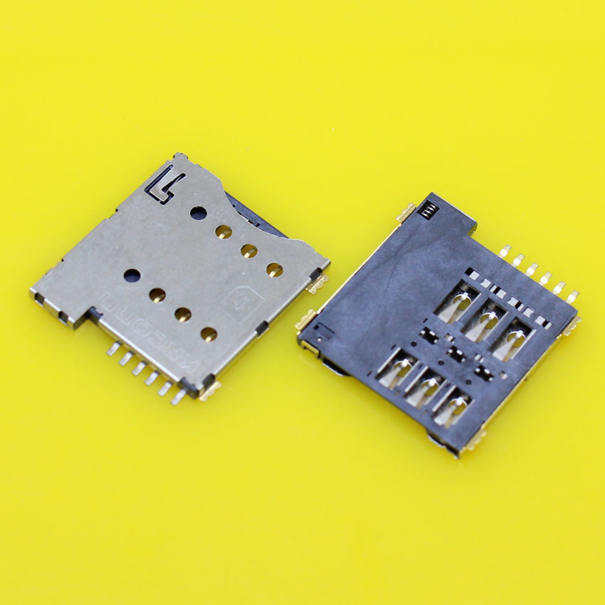 cltgxdd KA-179 Real 6pin push micro sim card socket holder slot replacement connector