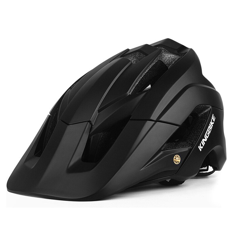 KINGBIKE Neue MTB Fahrrad Helm Fahrrad Sicher Kappe Ultra-leichte Berg Straße Radfahren draussen Sport Reiten Schutzhelme: Schwarz