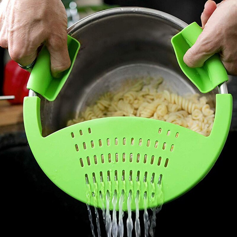 Silicone Universal Food Oil Drainer Household Drainer Kitchen Tool For Pressure Cooker