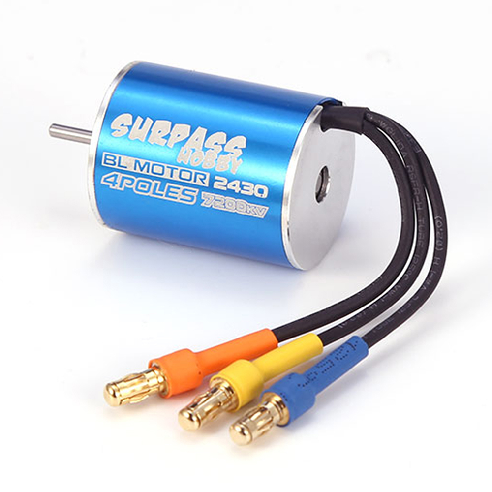 Surpass Hobby 2430 8200KV 7200KV 5800KV Motor y 25A ESC sin escobillas para 1/18 1/16 HSP Redcat Traxxas HPI Tamiya RC Car