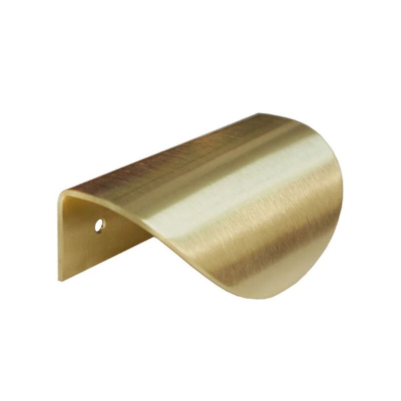 Złoty liść kształt uchwyty robić szafek meble kuchenne drzwi uchwyt miedzi gałki robić szuflady L9CC