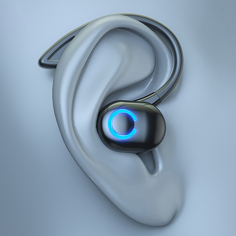 Auriculares Bluetooth 5,2 manos libres gancho para la oreja auriculares inalámbricos de negocios controlador llamada auriculares deportivos para iPhone Sansung Huawei Xiaomi
