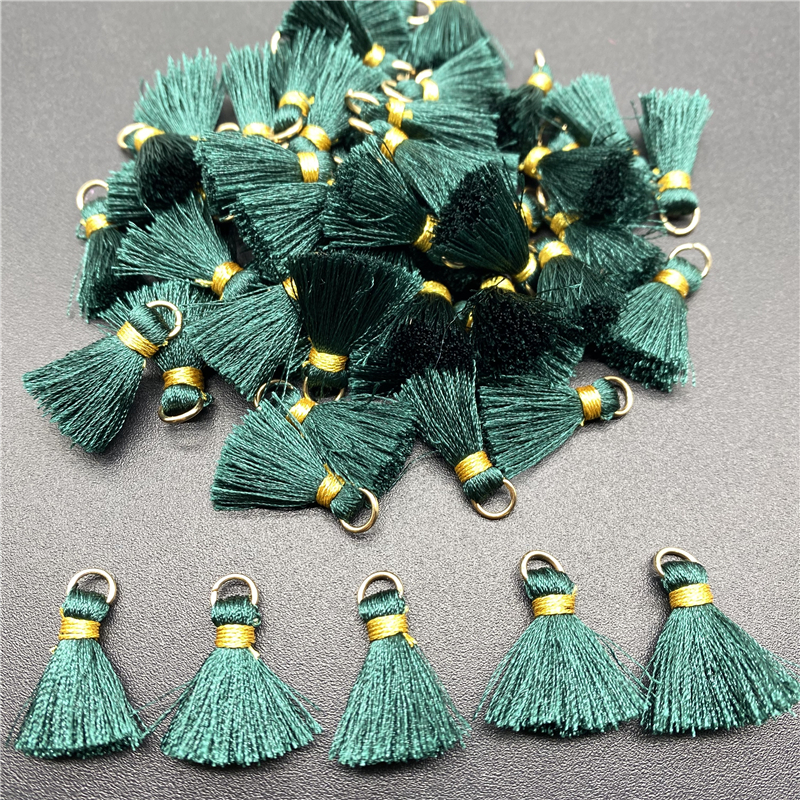 10Pcs Polyester Trim Fringe Tassel Naaien Gordijnen Accessoires Diy Sleutelhanger Mobiele Telefoon Riemen Hanger Kwasten Voor Sieraden Maken