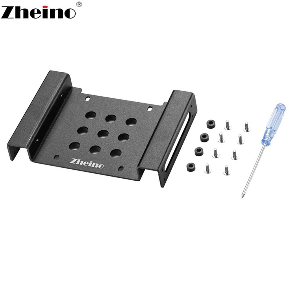 Zheino aluminium Montage Frame 3.5 Inch tot 5.25 Inch Fit voor 2.5 inch 3.5 inch HDD SSD Adapter Bracket harde Schijf Houder