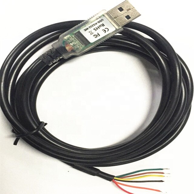 6pin 3.3 5V Ftdi USB-RS232-WE-1800-BT-5.0 Kabel, Usb Naar RS232 Seriële, 1.8M, Draad End
