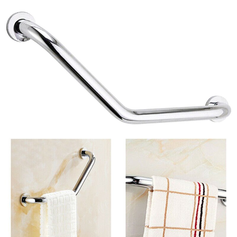 Stainless Steel Toilet Bathroom Safety Grab Bar Bathtub Handrails Durable Armrest Handle S55: polished surface