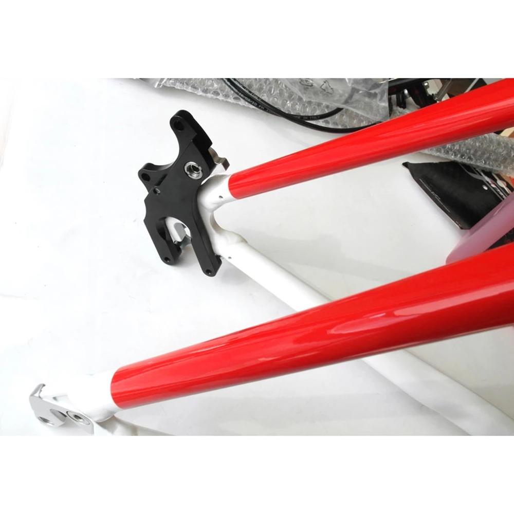 Fiets Schijfrem Modificatie Ondersteuning Frame Schijfrem Adapter Houder Mountainbike Converter V Rack Brake Fietsen Accessoires