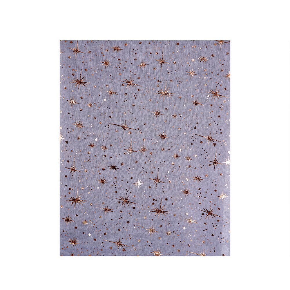 FOXMOTHER Autumn Shawl Rose Gold Foil Star Print Scarf Galaxy Scarves Birthday Bridesmaids Scarf