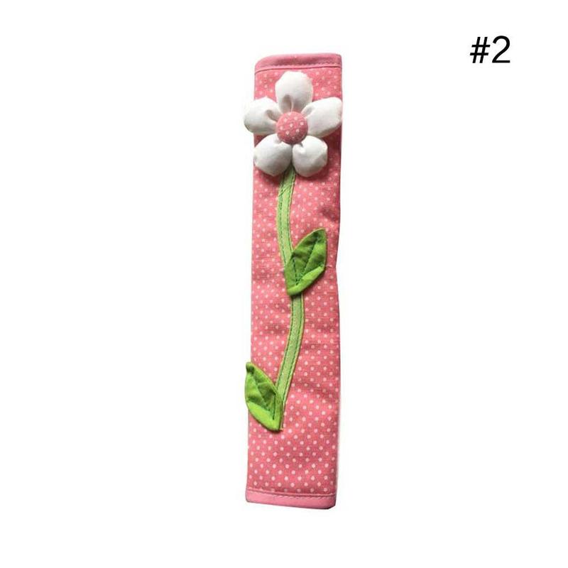 Cubierta de mango de tela para puerta de frigorífico, accesorios para el hogar, guantes dobles, perilla de algodón, L7s2: pink