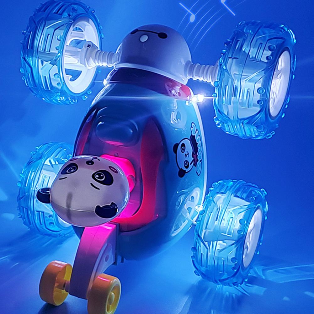 Stunt remote control car music light high speed 360 degree rotating drift off-road vehicle rc stunt deformation car kids