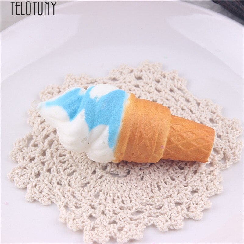 TELOTUNY 10cm Eis quetschen spielzeug Simulation Kuchen Langsam steigend praktisch Riemen Brot Spielzeug Z0123