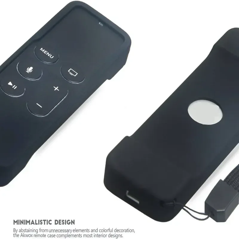 Colorful Silicone Protective Case Cover Anti-fall Skin for Apple TV 4 Remote Control Dust-proof Waterproof Protector Cover