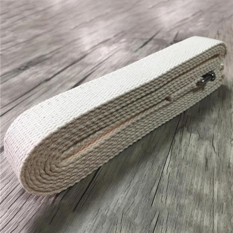 3m/9.8ft dames yoga stretch band d-ring riem fitness oefening gym touw figuur taille been weerstand fitness banden katoen