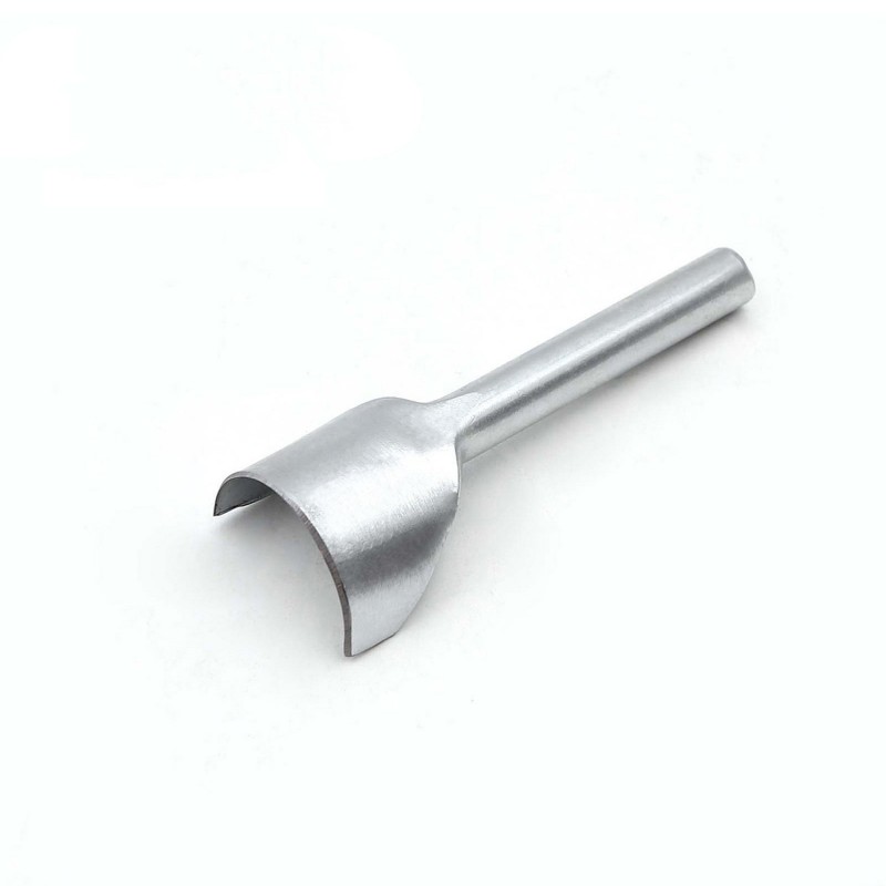 Herramientas para manualidades de cuero, punzón semicircular, herramienta de mano de cuero, soldadura por arco en forma de punzón para correa, 1/2 10mm-50mm, 1 Uds.