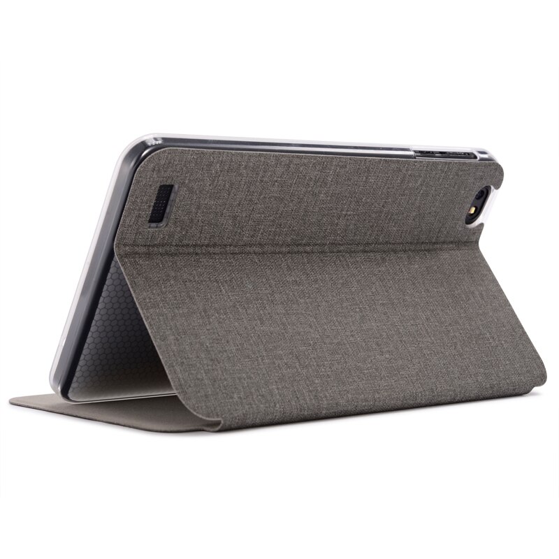 Cover Voor Teclast P80 P80H 8 Inch Tablet Pc Pu Case Cover Voor Teclast P80x 4G + gratis Stylus Pen: Gray case