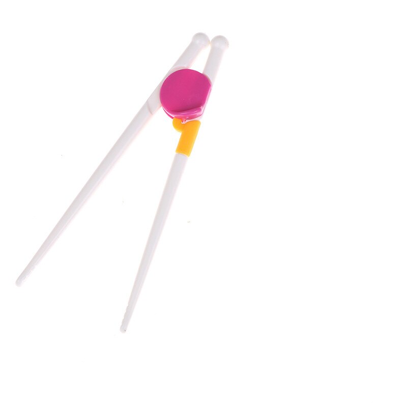 1 Pair Children Baby Learning Training Chopstick Silicone Cartoon Panda Helper Chopsticks Beginner Easy Use palillos chinos: B