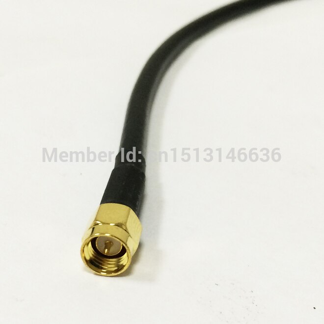 Modem Coaxkabel SMA Stekker Connector Schakelaar SMA Stekker Connector RG58 Kabel Pigtail 50 CM 20 "Adapter