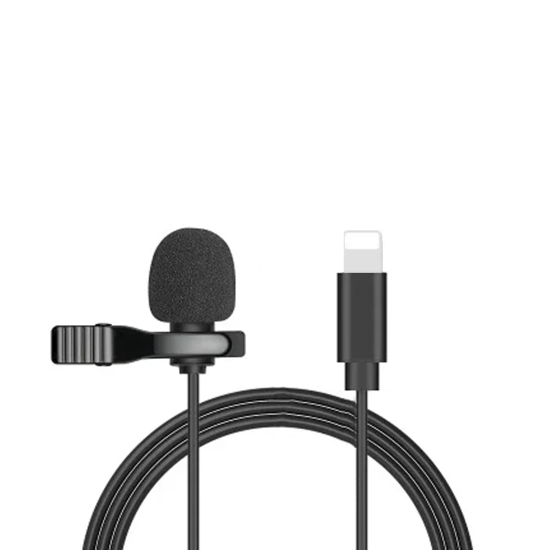 1,5 m Mini Tragbare Lavalier-mikrofon Kondensator Clip-an Revers Mikrofon verdrahtet USB 3,5mm Typ-C mikrofon Für Telefon für Laptop PC: Licht Blau