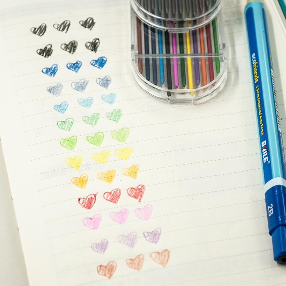 Pencil Lead 2.0mm Mechanical pencil leads refills Writing Lubrication office School Supplies Stationery