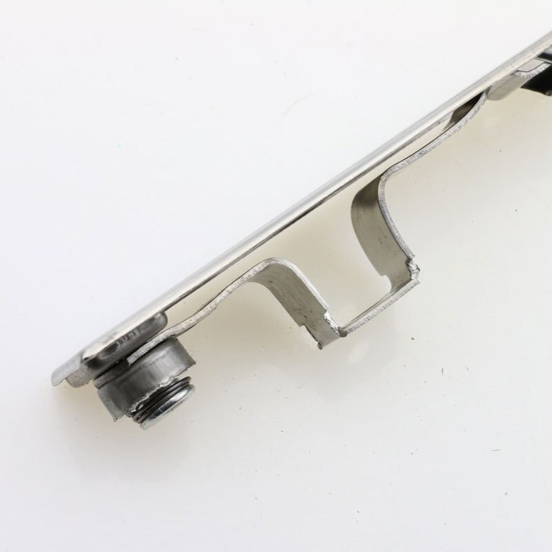 90 Enkelzijdige Venster Veiligheid Sloten Rvs Schuifdeur Lock Handvat Glazen Raam Onzichtbare Bewegen Deursloten Hardware