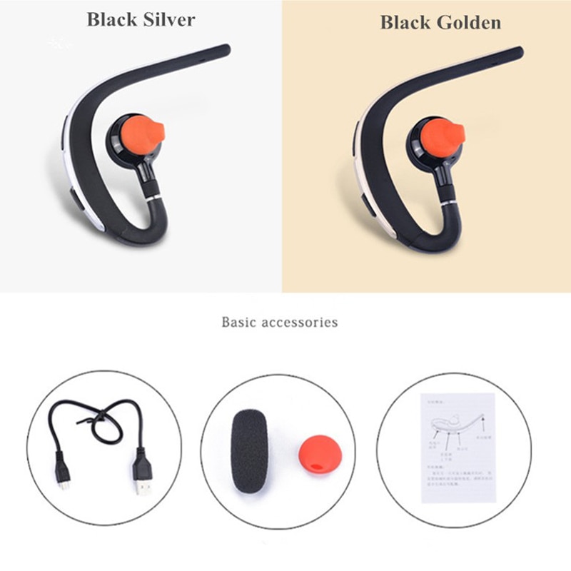 Tebaurry bluetooth oortelefoon sport bluetooth headset draadloze muziek oordopjes handsfree met microfoon hoofdtelefoon voor telefoon iphone