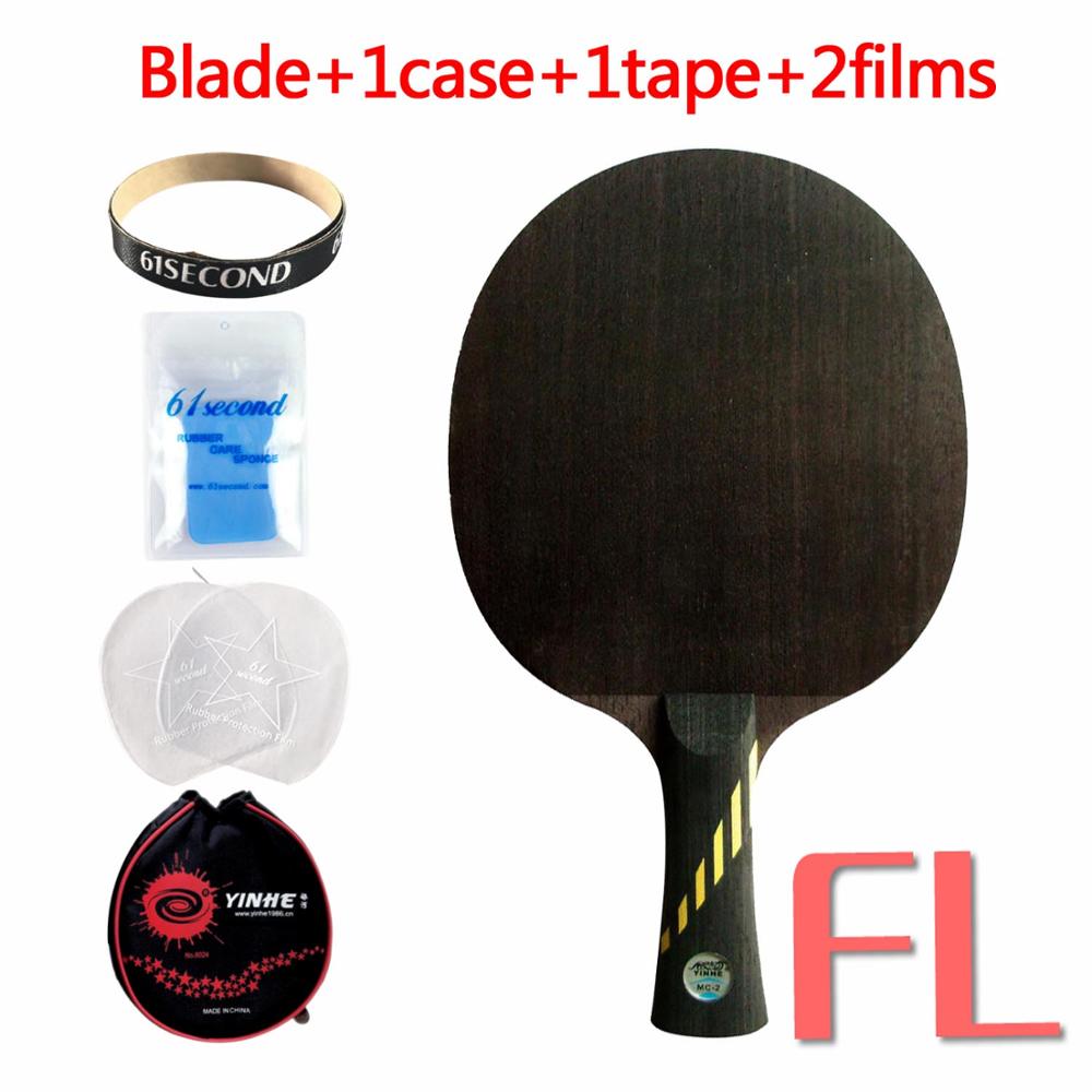 Hoja de tenis de mesa Galaxy Milky Way Yinhe MC-2 MC 2 MC2, para raqueta de ping pong: FL with YM case