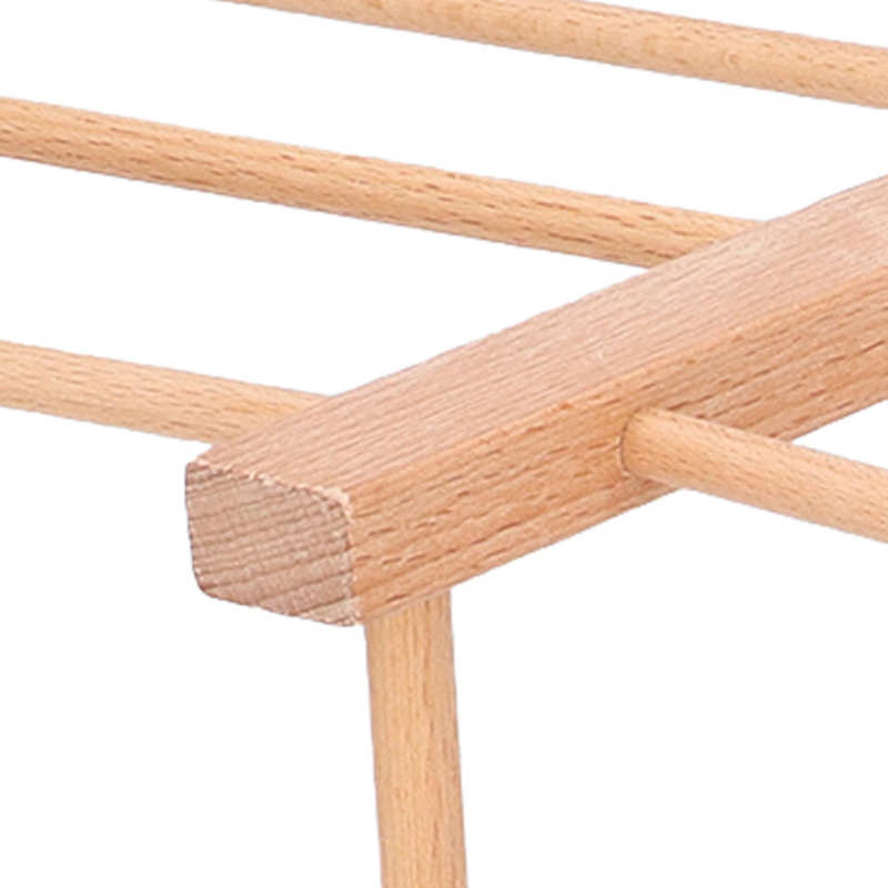 Wooden Noodle Drying Rack Prevent Slipping Easy To Store Wood Pasta Drying Rack for Home
