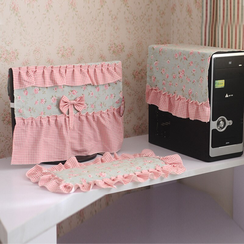 Desktop LCD computer cover 3 sets of 19 inch 20 inch 22 inch computer cover universal fabric accessories: Romantic Sicily