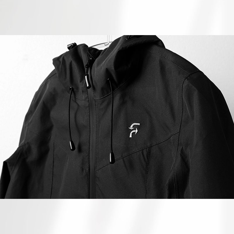 Outdoor Windbreaker Hiking Jacket Camping Sports Waterproof Clothes Sun-Protective with Hooded Adventure Breathable Quick Dry