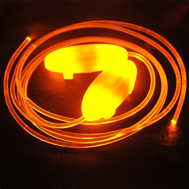 Led Sport Veters Flash Light Up Glow Stick Strap Schoenveters Party Club: yellow