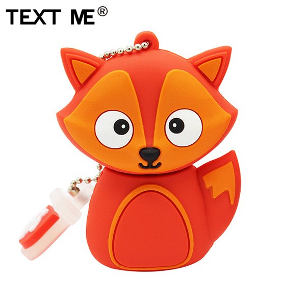 TEXT MIR 64GB nette cartoon Pinguin eule fuchs stil usb-stick usb 2.0 4gb 8gb 16gb 32GB vreative stick