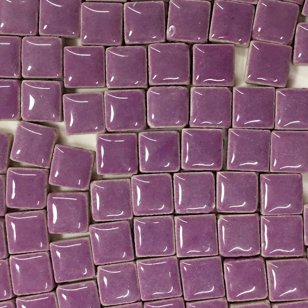 Azulejos de mosaico de vidrio Multicolor, azulejos cuadrados de cerámica, DIY, manualidades de pared, 100 Uds.: 31