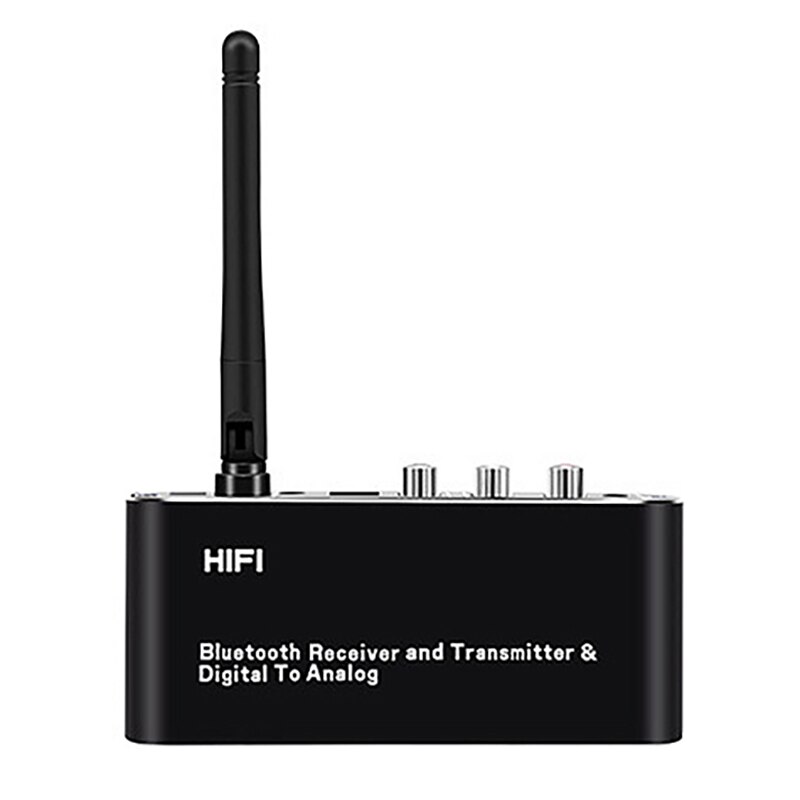 Bluetooth Receiver Transmitter 2 in 1 5.0 Optical Fiber Bluetooth Transmitter Digital to Analog for TV / PC: Default Title