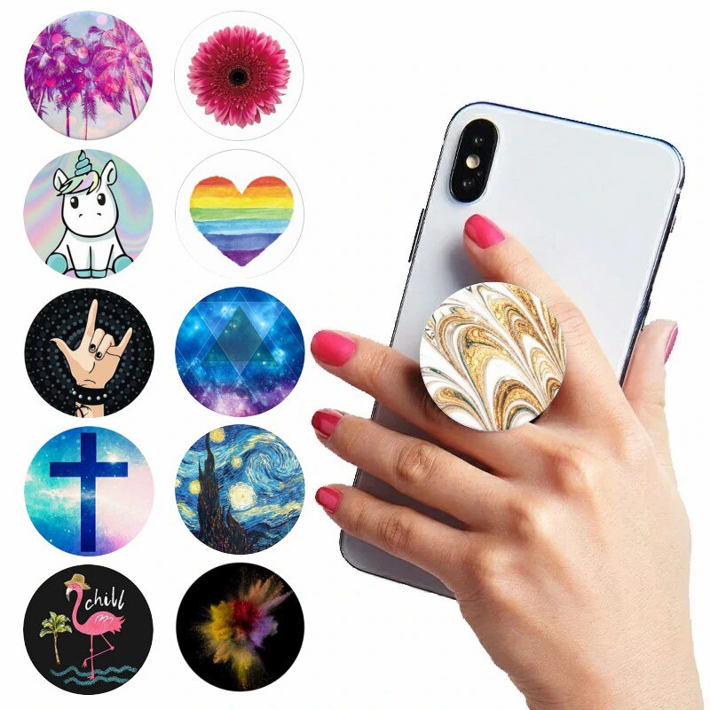 Попсокет für Handys Ring Runde knallen Telefon Halfter Finger tasche buchse Schreibtisch Ausbau Stehen Griff