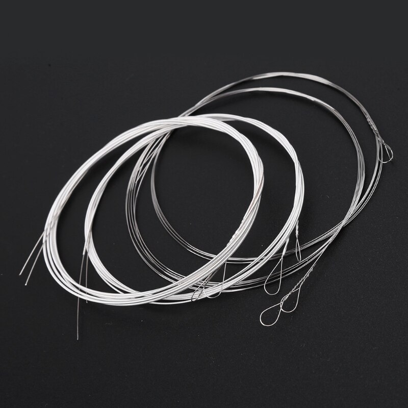 8pcs/set M100 Mandolin String Steel Silver-Plated Copper Alloy Wound (.010-.034)