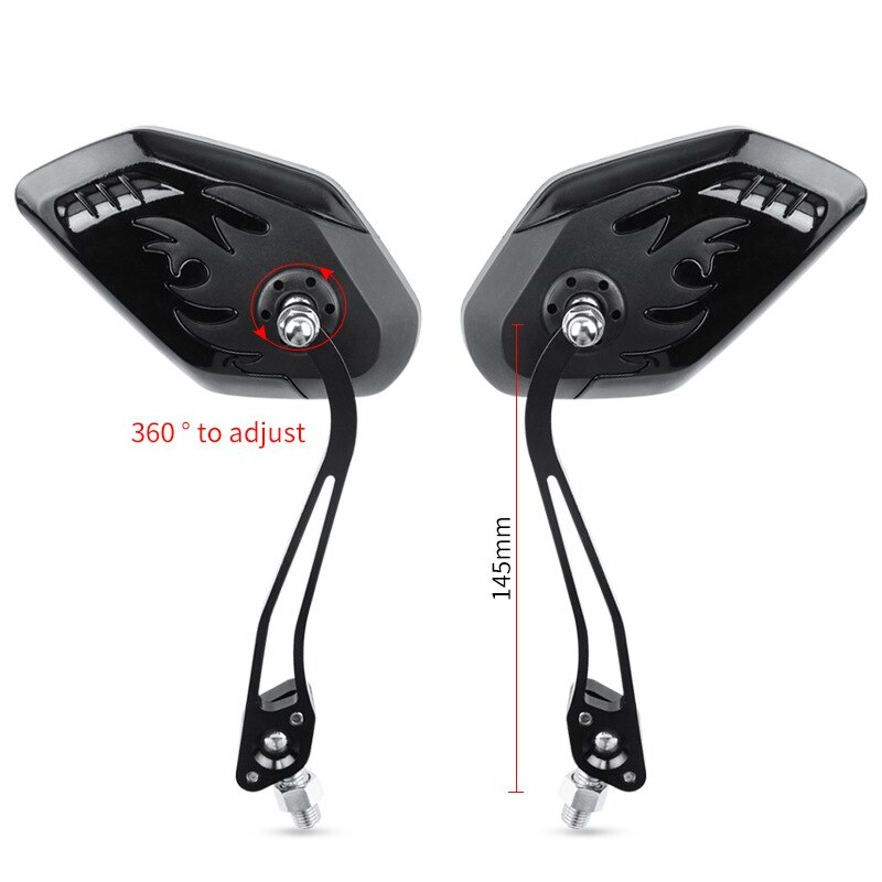 2 Pcs Bike Bicycle Silicone Handle Handlebar Universal Rearview Mirror Bike Safety Tool MTB Cycling Accessories