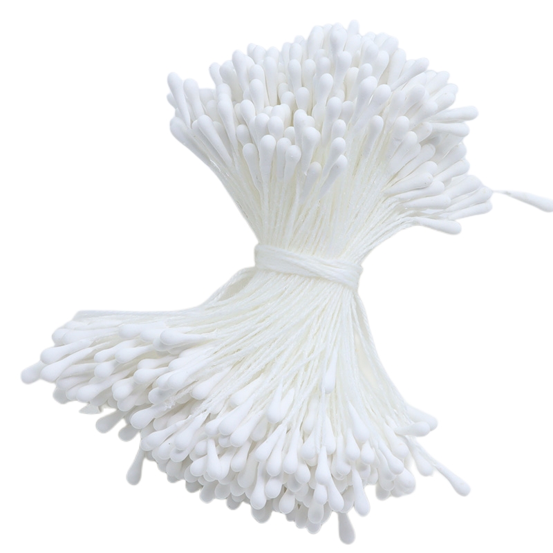 Estambre de flor Artificial, miniperla pistil para boda, , decoración del hogar, accesorios DIY, 2mm, 400 piezas: Beige