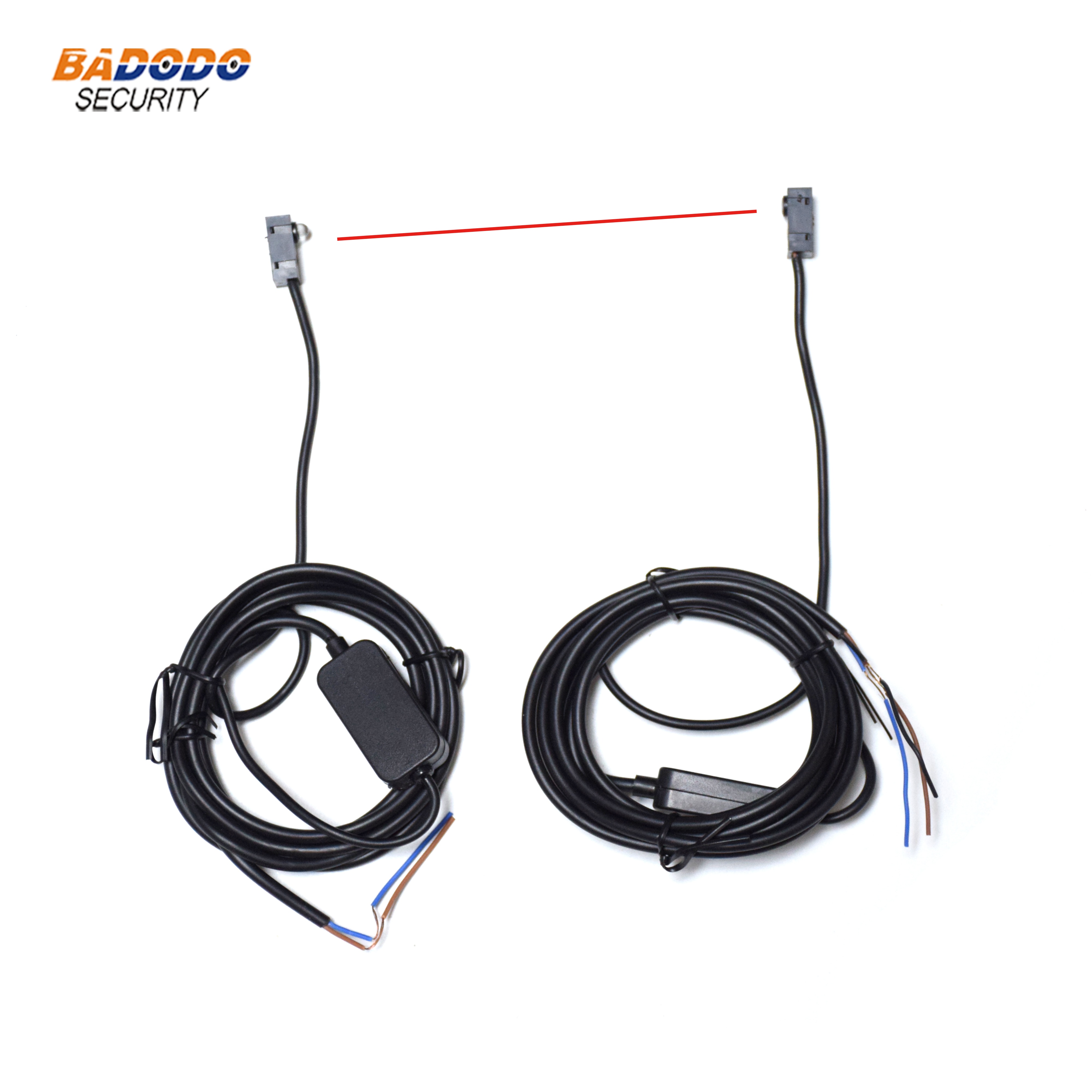 DC6~24V infrared beam sensor detector alarm photocell Photoelectric switch detect distance 5 meter NPN normal open NO output