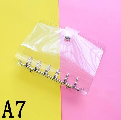 4Pcs 112 Gaten Reparatie Losse Blad Papier Sticker, Bindmiddel Gat Ringen Reparatie Stickers. Herstellen Gat: A7 cover