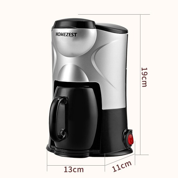 Mini Drip Coffee Maker Machine Portable Electric Automatic American Coffee Machine 300W