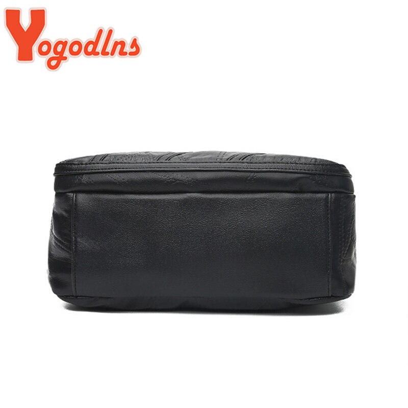 Yogodlns czarna moda damska solidna torba myte torba na ramię ze skóry PU dorywczo torba kwadratowa torebki damskie Crossbody