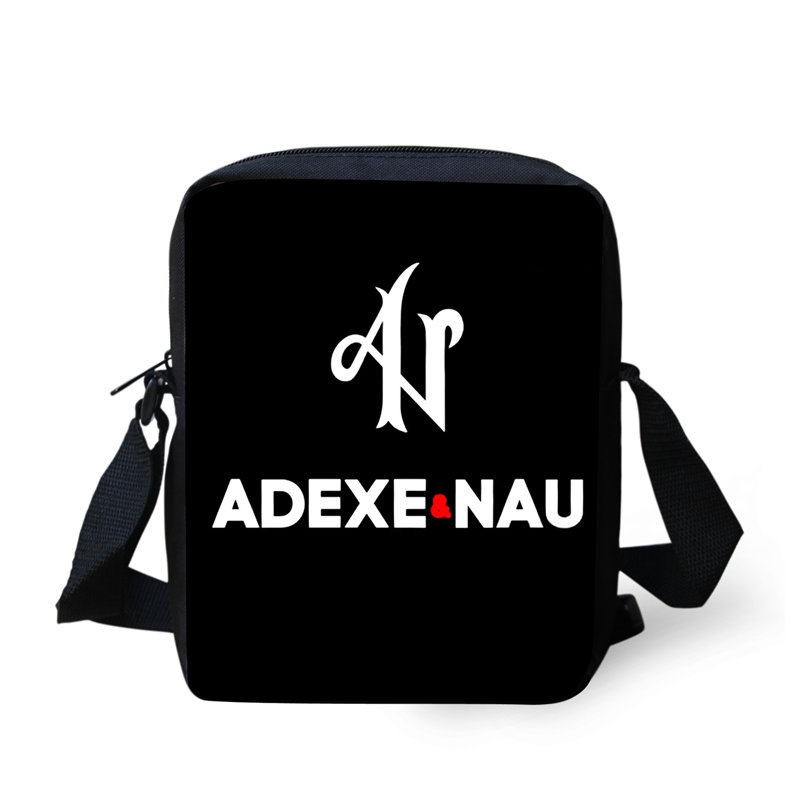 Thikin Mini Messenger Bags Adexe & Nau Logo Patroon Afdrukken Crossbody Tassen Kinderen Schoudertas Handtassen Voor Vrouwen: LMXL0159E