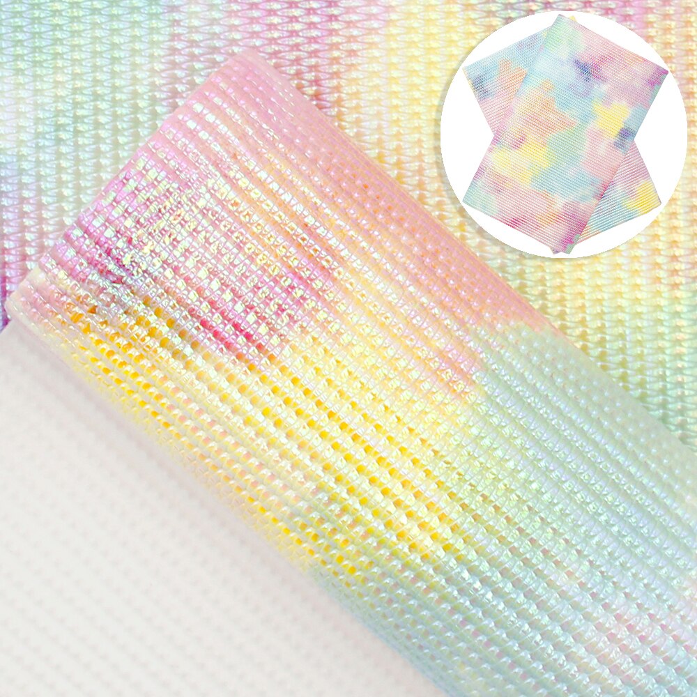 20*34cm tie-dye bump tekstur imiteret læder stof ark vinyl tøj polstring diy håndlavede øreringe sløjfer ,1 yc 11226: 1106139007