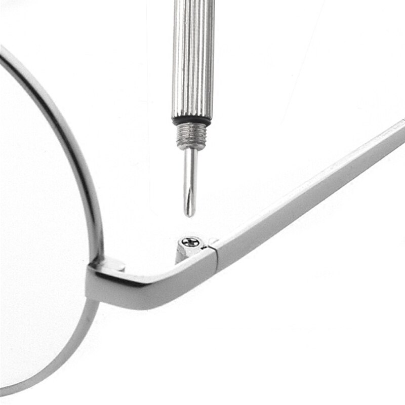 Mini Gläser Schraubendreher Sonnenbrille Haus Halten Keychain Ring Gerade Kreuz Schraubendreher Telefon Uhr Reparatur Werkzeug 1 stück