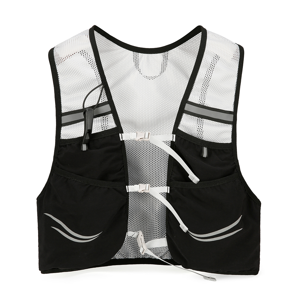 Trink-Joggingweste, ultraleicht, atmungsaktiv, für Laufen, Rennen, Trinkweste, Damen und Herren, funktionale Packung für Fahrrad, Marathon-, Wandern: TIEFBLAU