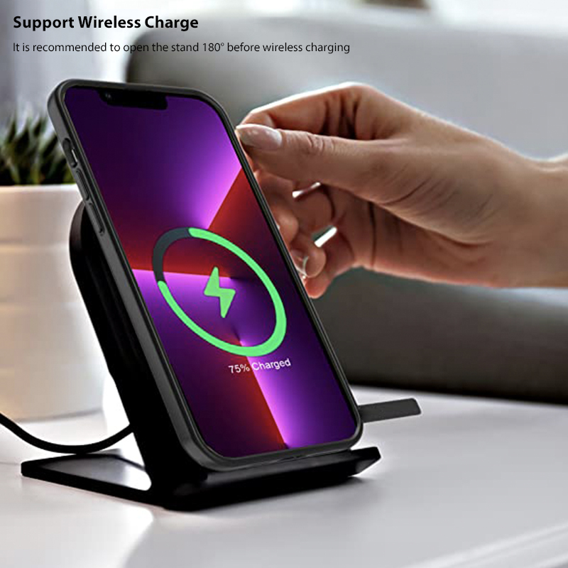 Magnetiskt mobiltelefonskal med stativ för iphone 16 14 plus 15 13 pro max 12 11 fodral skyddande apple-skal med stativ