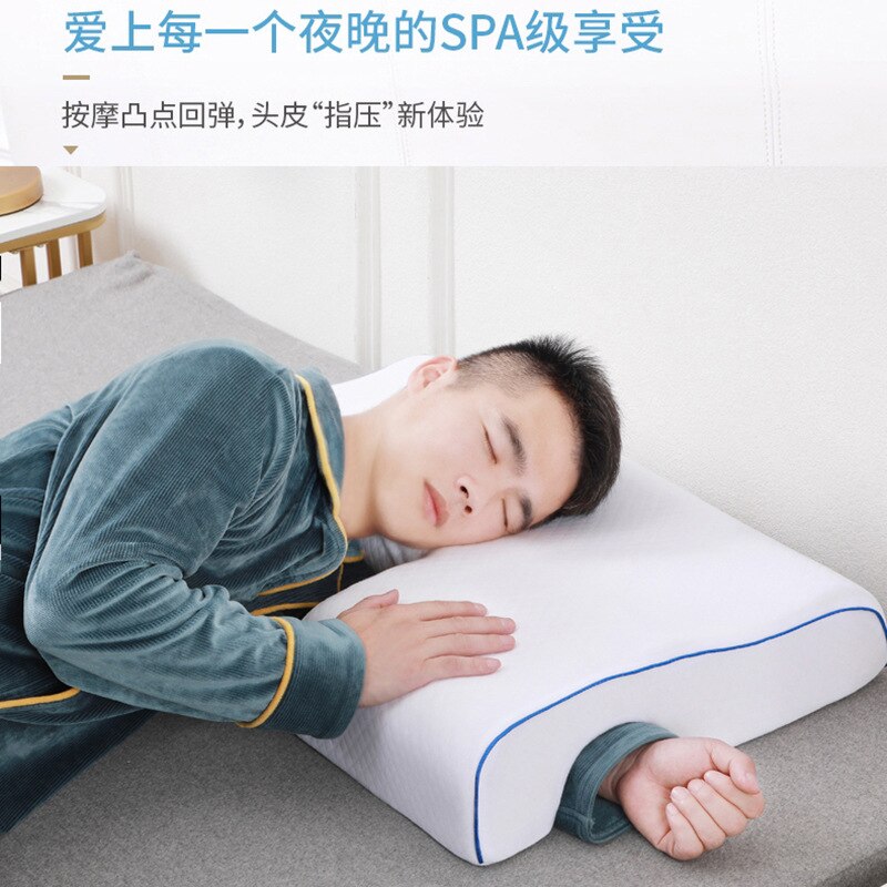 Style Couple Pillow Slow Rebound Memory Pressure Pillow Anti-Hand Paralysis Pillow Duet Protection Cervical Pillow