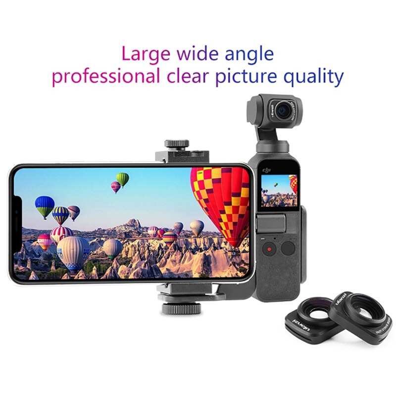 Ulanzi OP-6 10X Struttura Magnetica Obiettivo Macro per DJI OSMO Tasca Giunto Cardanico Della Macchina Fotografica A Più Strati di Vetro Ottico Giunto Cardanico Accessori